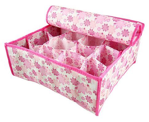 Non-woven storage box to allow women to store go